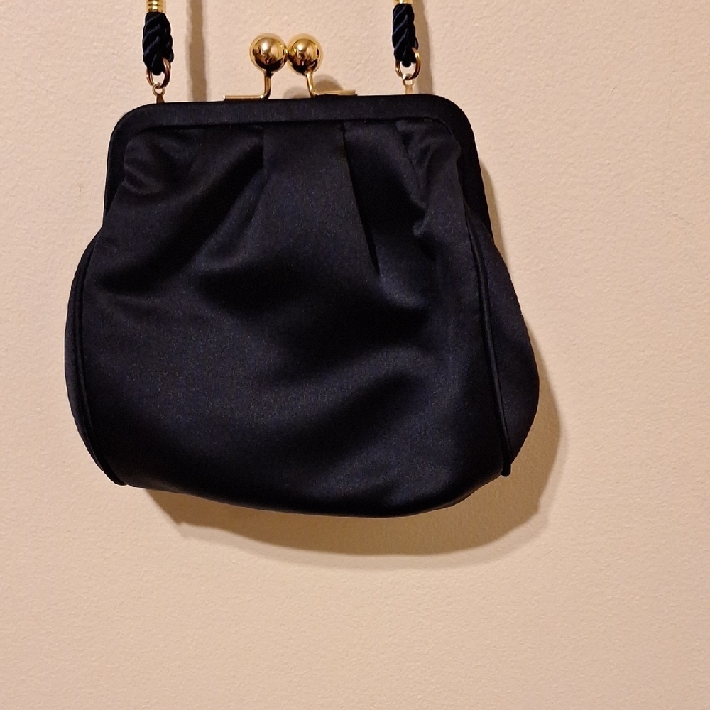 Vintage Black Evening Bag